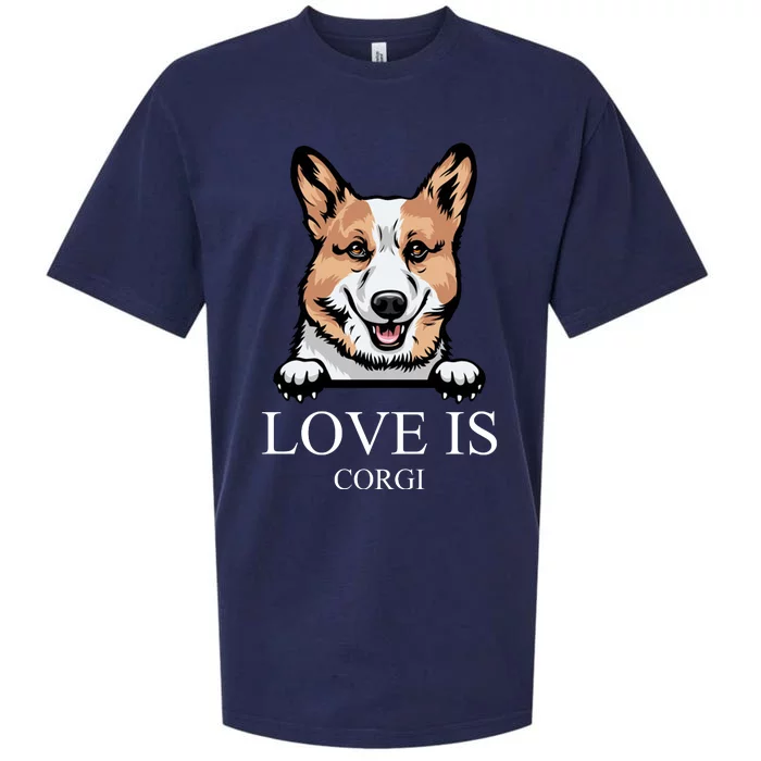 Love Is Corgi Dog Sueded Cloud Jersey T-Shirt