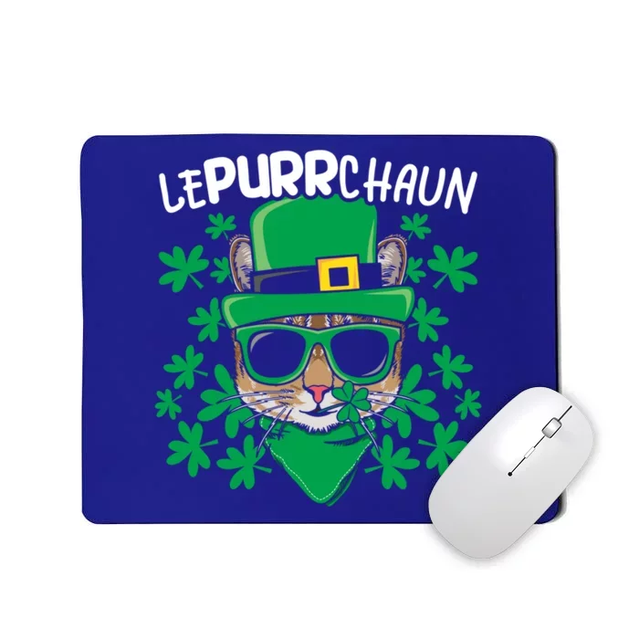 Lepurrchaun Irish Cat Lover Kitty Owner Saint Patricks Day Funny Gift Mousepad