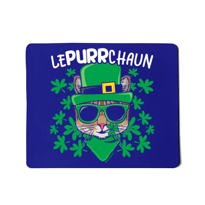 Lepurrchaun Irish Cat Lover Kitty Owner Saint Patricks Day Funny Gift Mousepad