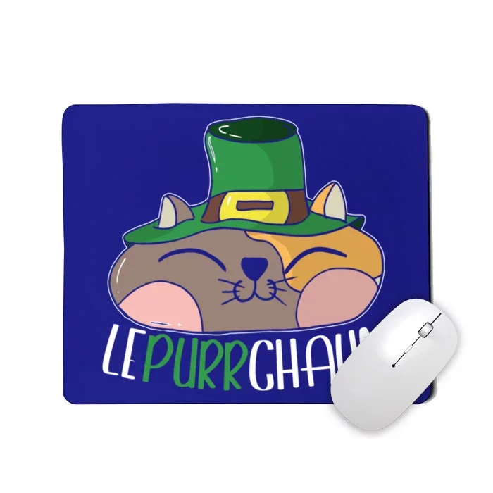 Lepurrchaun Irish Cat Lover Kitty Owner Saint Patricks Day Gift Mousepad