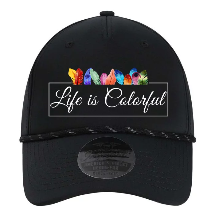 Life Is Colorful Positive Quote Performance The Dyno Cap