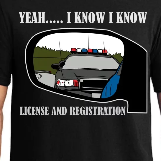 License And Registration Pulled Over Pajama Set