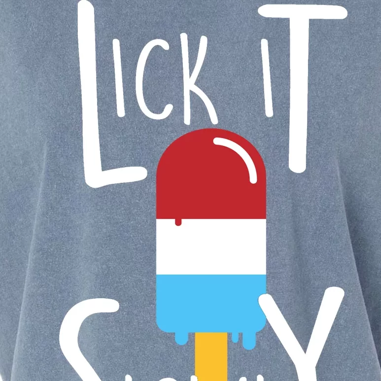 Lick It Slowly Popsicle Garment-Dyed Women's Muscle Tee