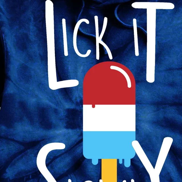 Lick It Slowly Popsicle Tie Dye Hoodie