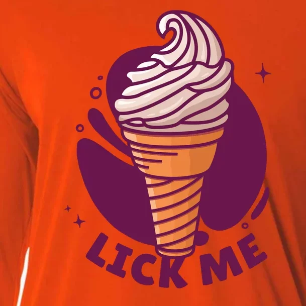 Lick Me Ice Cream Cooling Performance Long Sleeve Crew