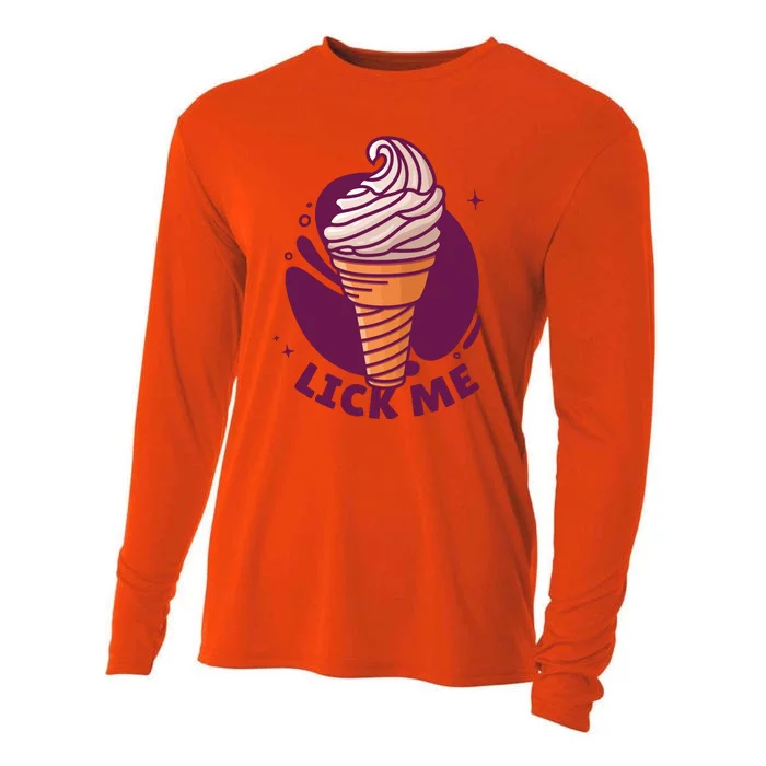 Lick Me Ice Cream Cooling Performance Long Sleeve Crew