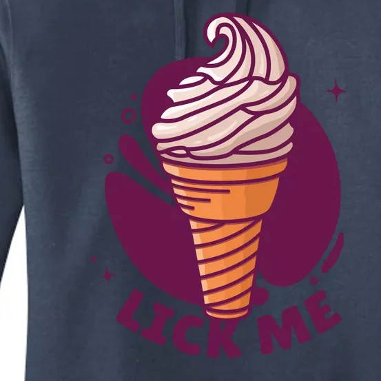 Lick Me Ice Cream Women's Pullover Hoodie