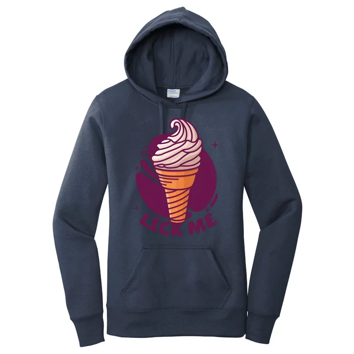 Lick Me Ice Cream Women's Pullover Hoodie