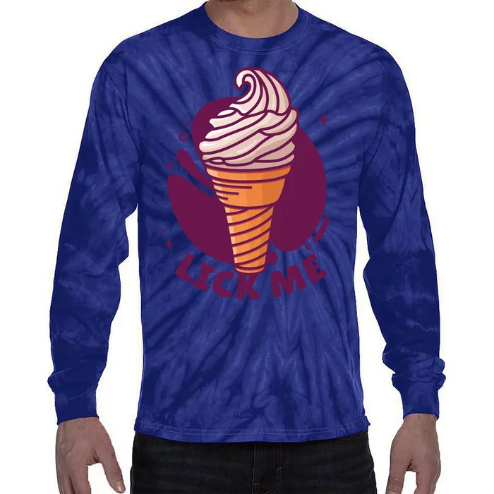 Lick Me Ice Cream Tie-Dye Long Sleeve Shirt