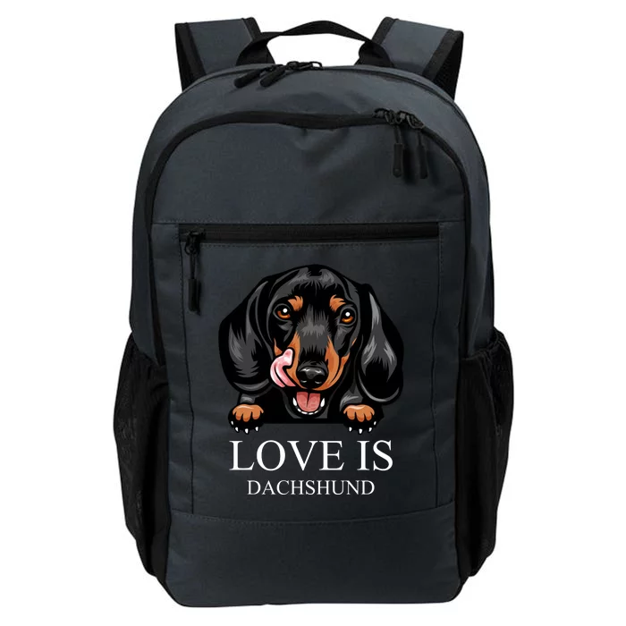 Love Is Dachshund Daily Commute Backpack