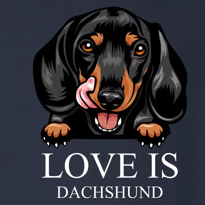 Love Is Dachshund Toddler Long Sleeve Shirt