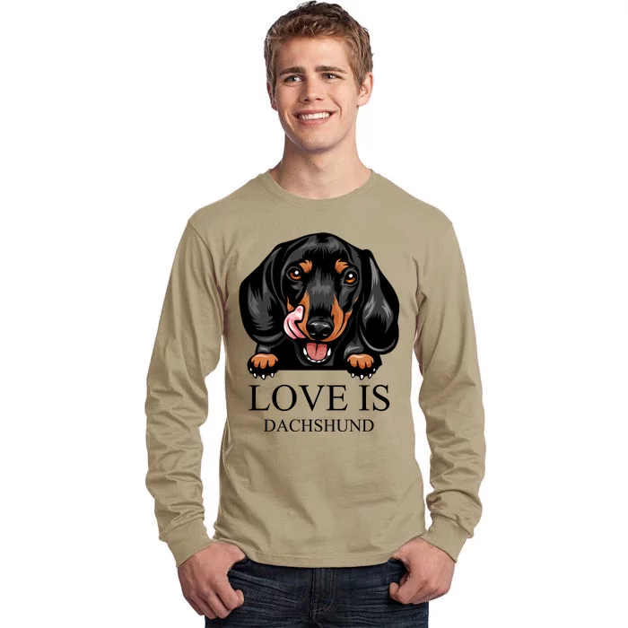 Love Is Dachshund Tall Long Sleeve T-Shirt