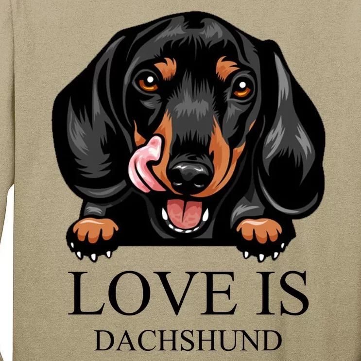 Love Is Dachshund Tall Long Sleeve T-Shirt