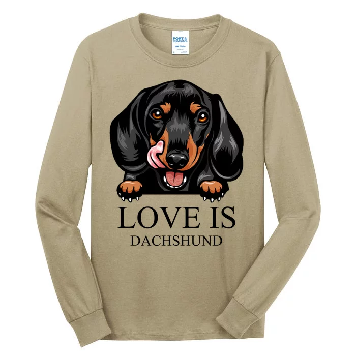 Love Is Dachshund Tall Long Sleeve T-Shirt