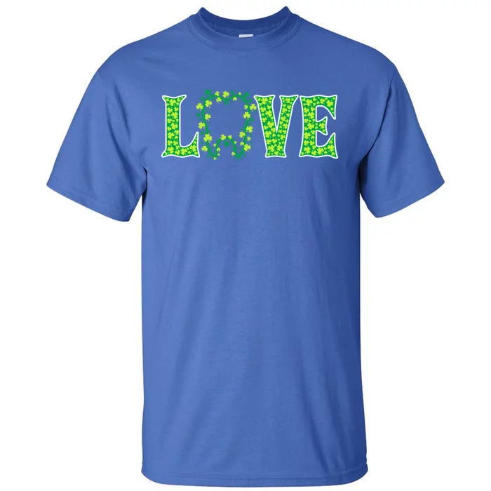 Love Irish Dentist Tooth St Patricks Day Shamrock Cute Gift Tall T-Shirt