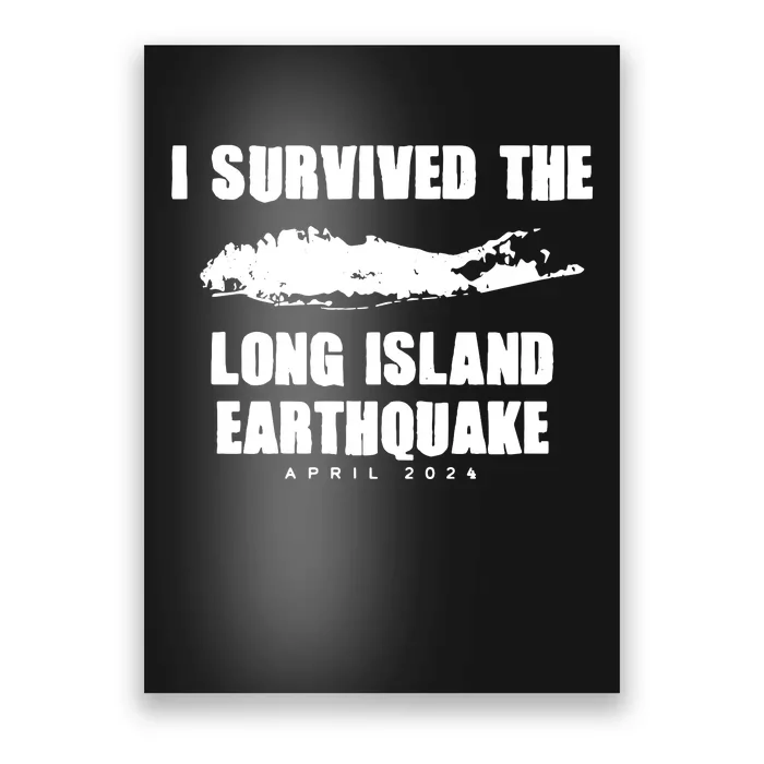 Long Island Earthquake 2024 I Survived Earthquake Poster