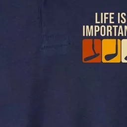 Life Is Full Of Important Choices Retro Golf Softstyle Adult Sport Polo