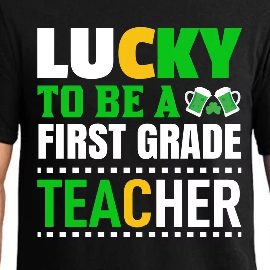 Lucky Irish First Grade Teacher Pajama Set