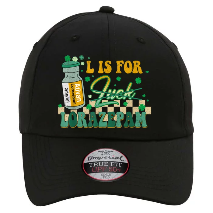 L Is For Lorazepam St Patrick's Day Nurse Pharmacist Crna The Original Performance Cap