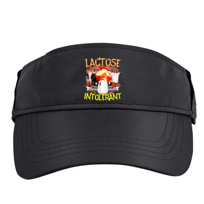 Lactose Intolerant Funny Sarcasm Oddly Specific Adult Drive Performance Visor