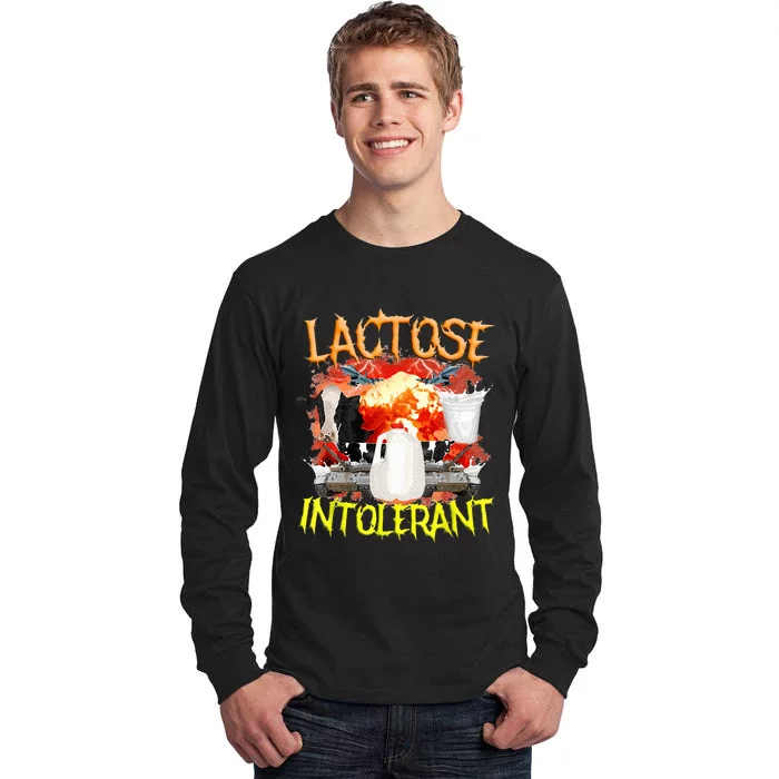 Lactose Intolerant Funny Sarcasm Oddly Specific Tall Long Sleeve T-Shirt