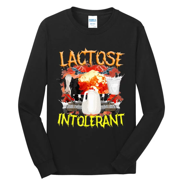 Lactose Intolerant Funny Sarcasm Oddly Specific Tall Long Sleeve T-Shirt