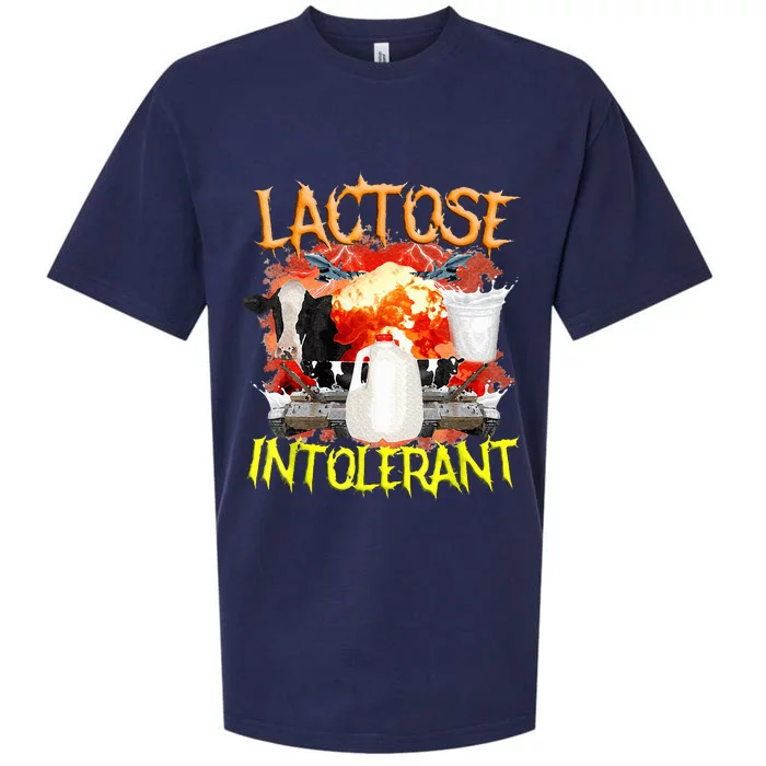 Lactose Intolerant Funny Sarcasm Oddly Specific Sueded Cloud Jersey T-Shirt