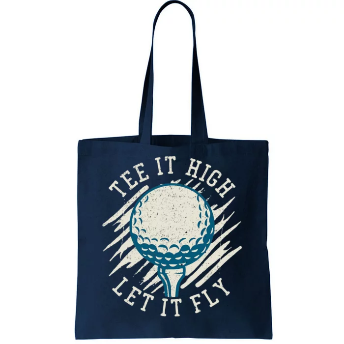 Let it Fly Distressed Golf Tote Bag