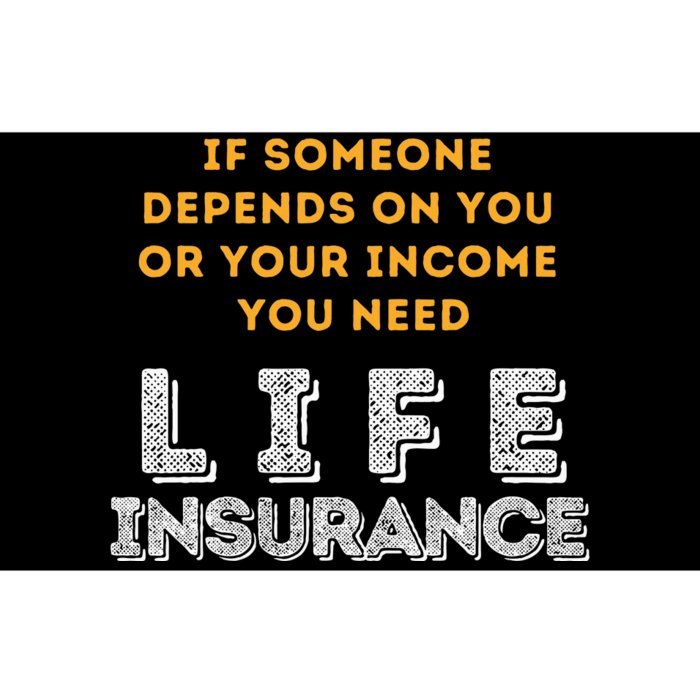 Life Insurance Financial Literacy Saying Financial Advisor Bumper Sticker