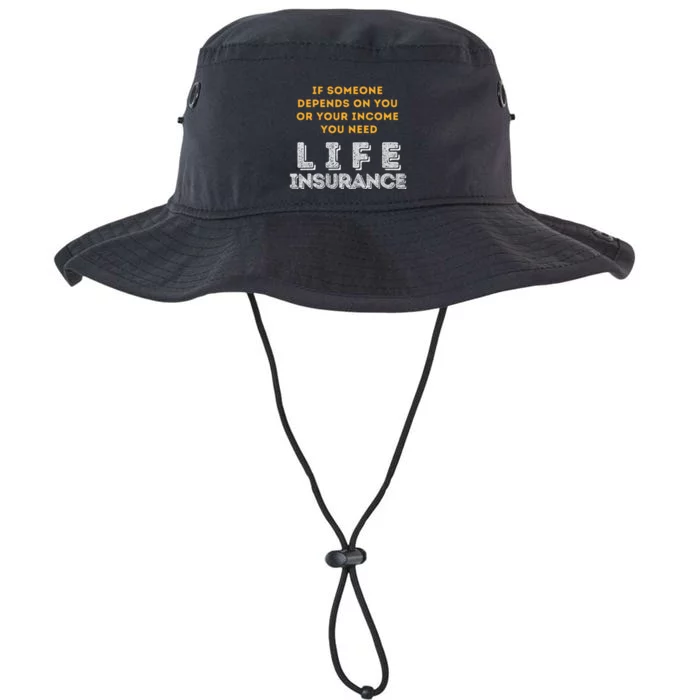 Life Insurance Financial Literacy Saying Financial Advisor Legacy Cool Fit Booney Bucket Hat