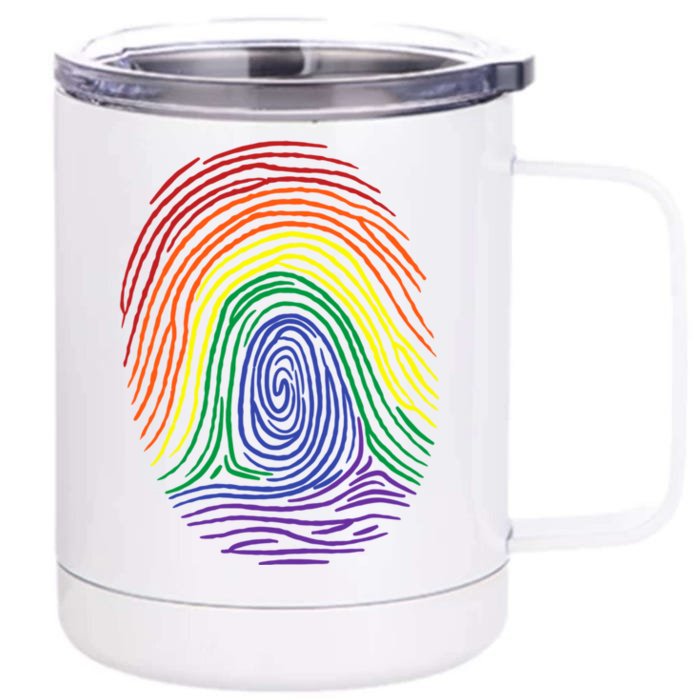 Lgbt Identity Funny Lgbt Pride Love Wins Gift Front & Back 12oz Stainless Steel Tumbler Cup