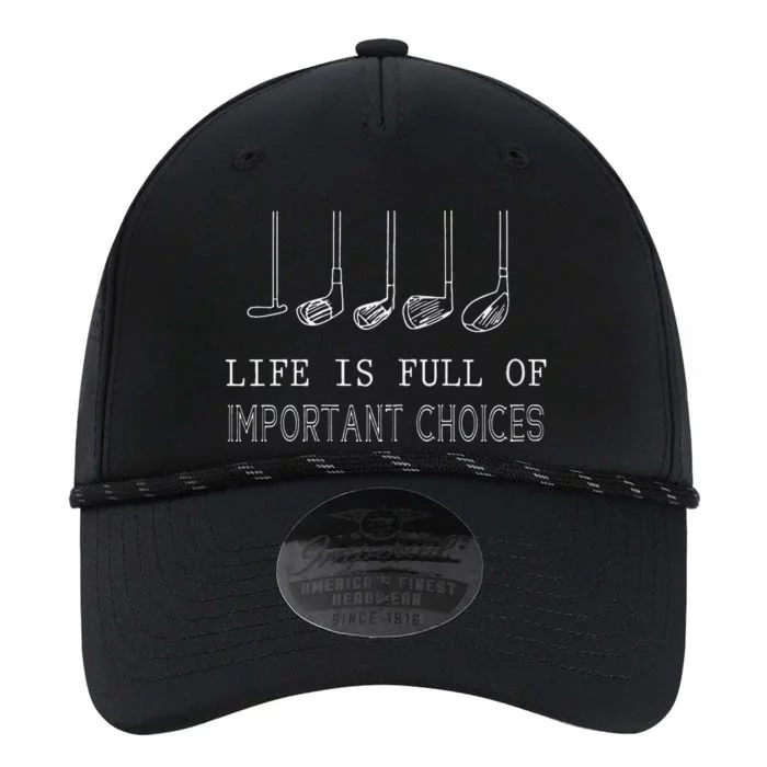 Life is Full Of Important Choice Golf Performance The Dyno Cap