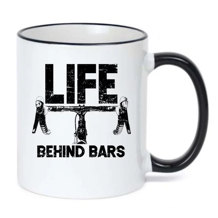 Life Behind Bars Bicycle Black Color Changing Mug