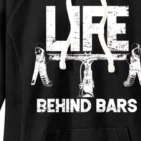 Life Behind Bars Bicycle Women's Fleece Hoodie