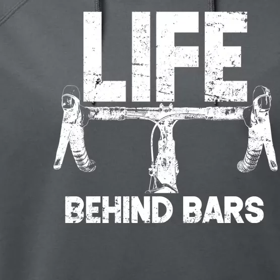 Life Behind Bars Bicycle Performance Fleece Hoodie