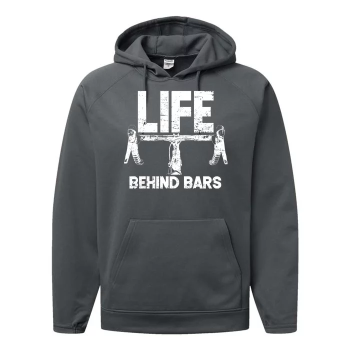 Life Behind Bars Bicycle Performance Fleece Hoodie