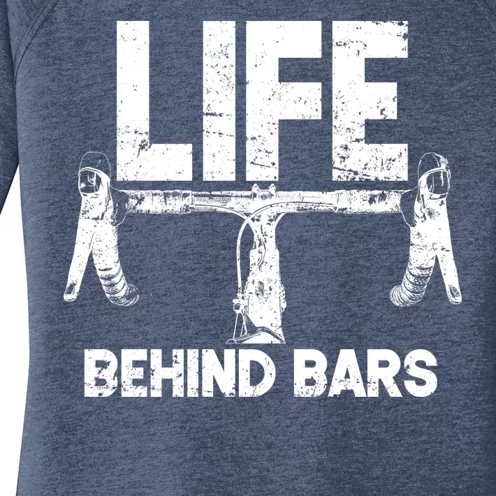 Life Behind Bars Bicycle Women's Perfect Tri Tunic Long Sleeve Shirt