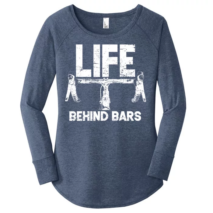 Life Behind Bars Bicycle Women's Perfect Tri Tunic Long Sleeve Shirt