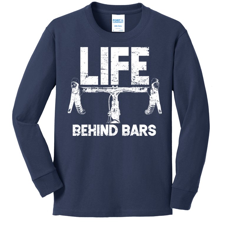 Life Behind Bars Bicycle Kids Long Sleeve Shirt