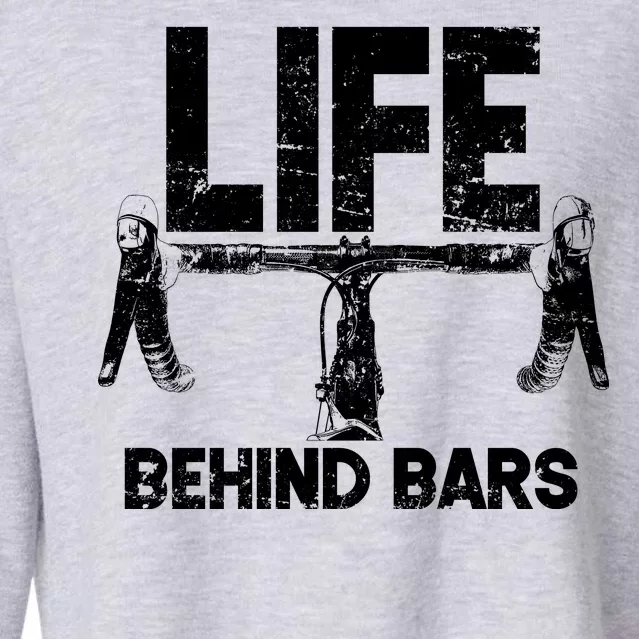 Life Behind Bars Bicycle Cropped Pullover Crew