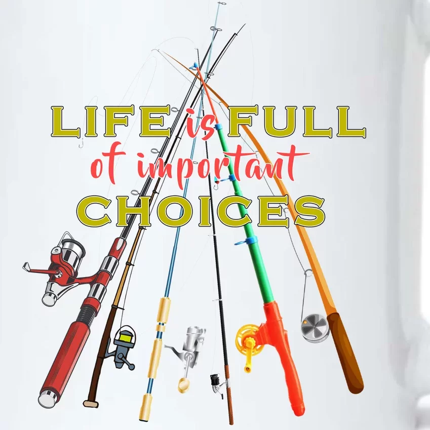 Life Full Of Choices Black Color Changing Mug