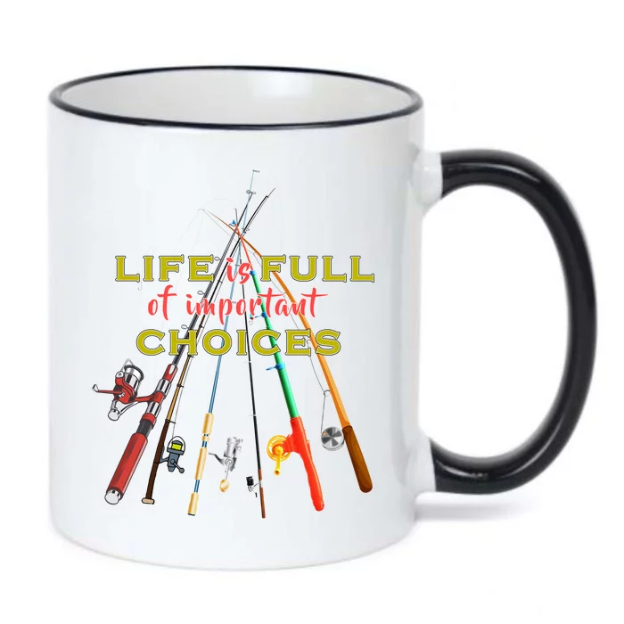 Life Full Of Choices Black Color Changing Mug