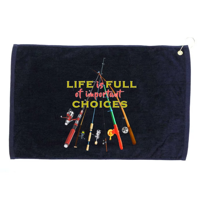 Life Full Of Choices Grommeted Golf Towel