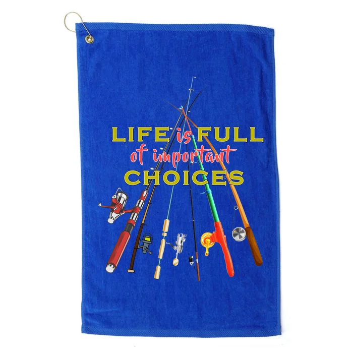 Life Full Of Choices Platinum Collection Golf Towel