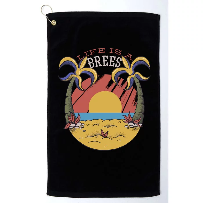 Life Is A Brees Platinum Collection Golf Towel