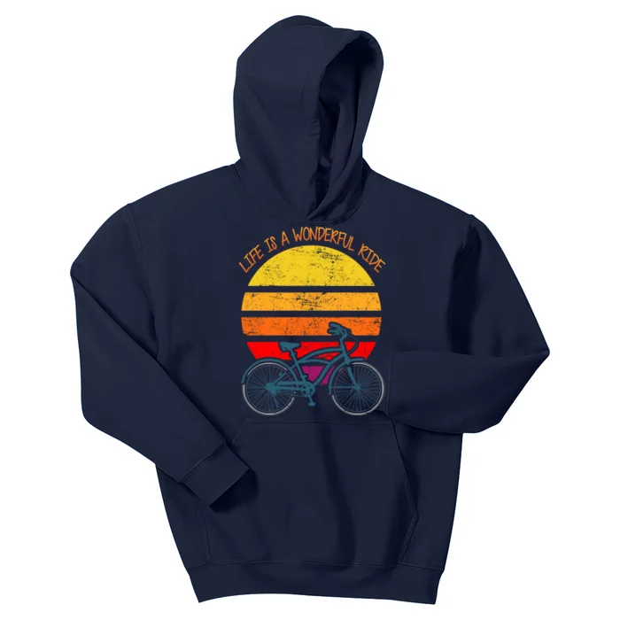 Life Is A Wonderful Ride Kids Hoodie