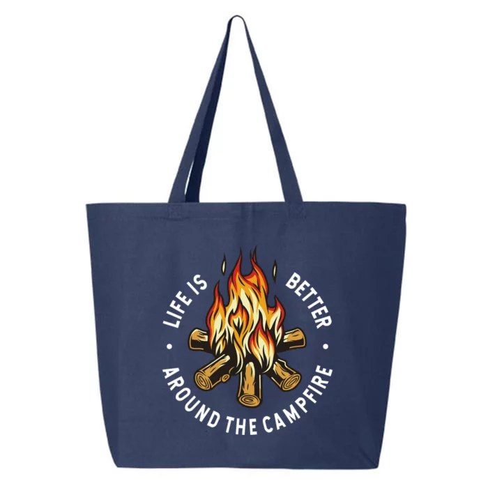 Life Is Better Around The Campfire 25L Jumbo Tote