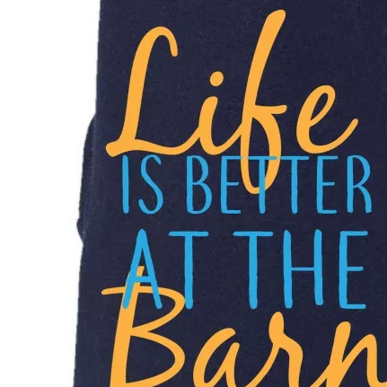 Life is Better at the Barn Doggie 3-End Fleece Hoodie