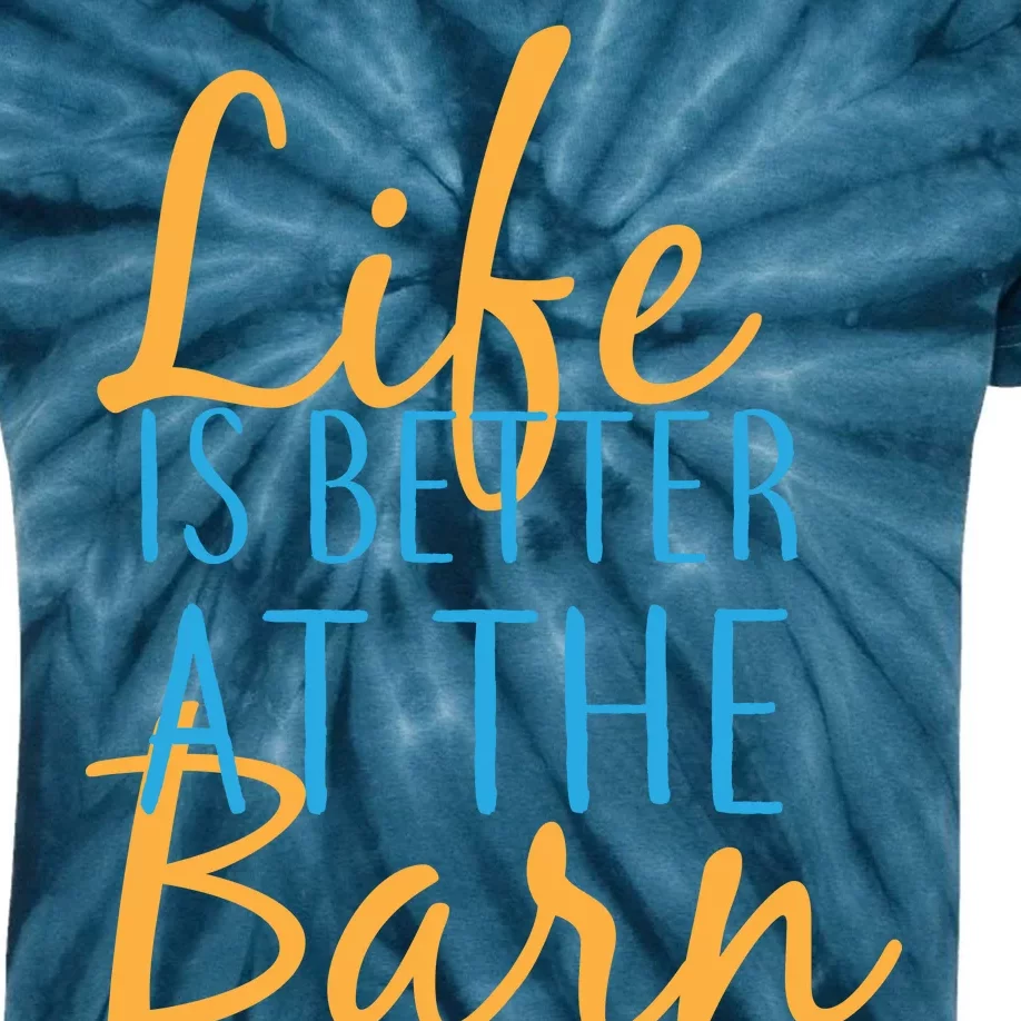 Life is Better at the Barn Kids Tie-Dye T-Shirt