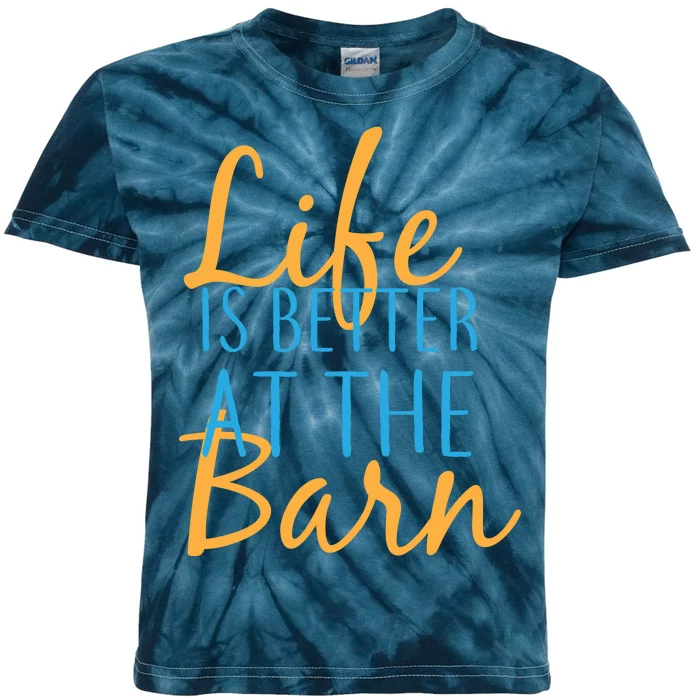 Life is Better at the Barn Kids Tie-Dye T-Shirt